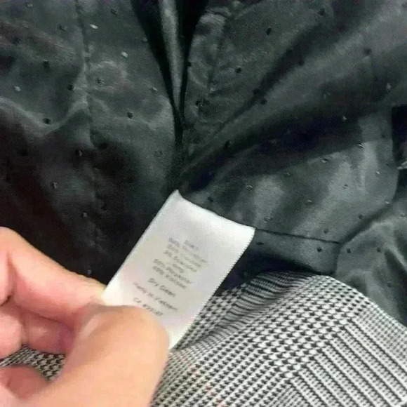 Talbots Checked Blazer Size 2 - Picture 7 of 7